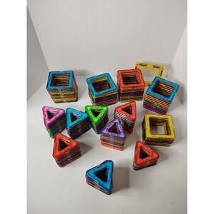 Discovery Magnetic Play Set of 124 Pieces Building STEM Colorful Learning Toy